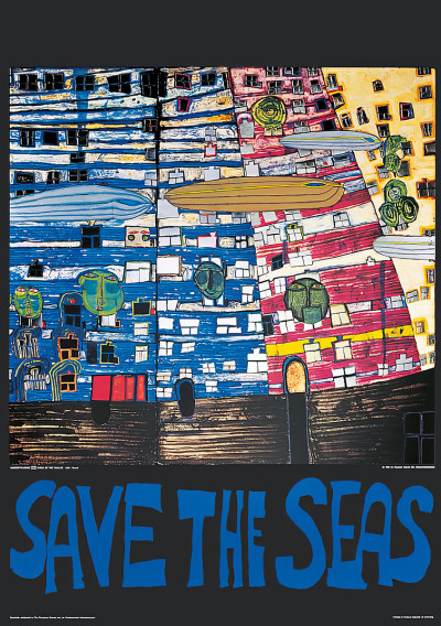 Save the Seas by Friedensreich Hundertwasser
